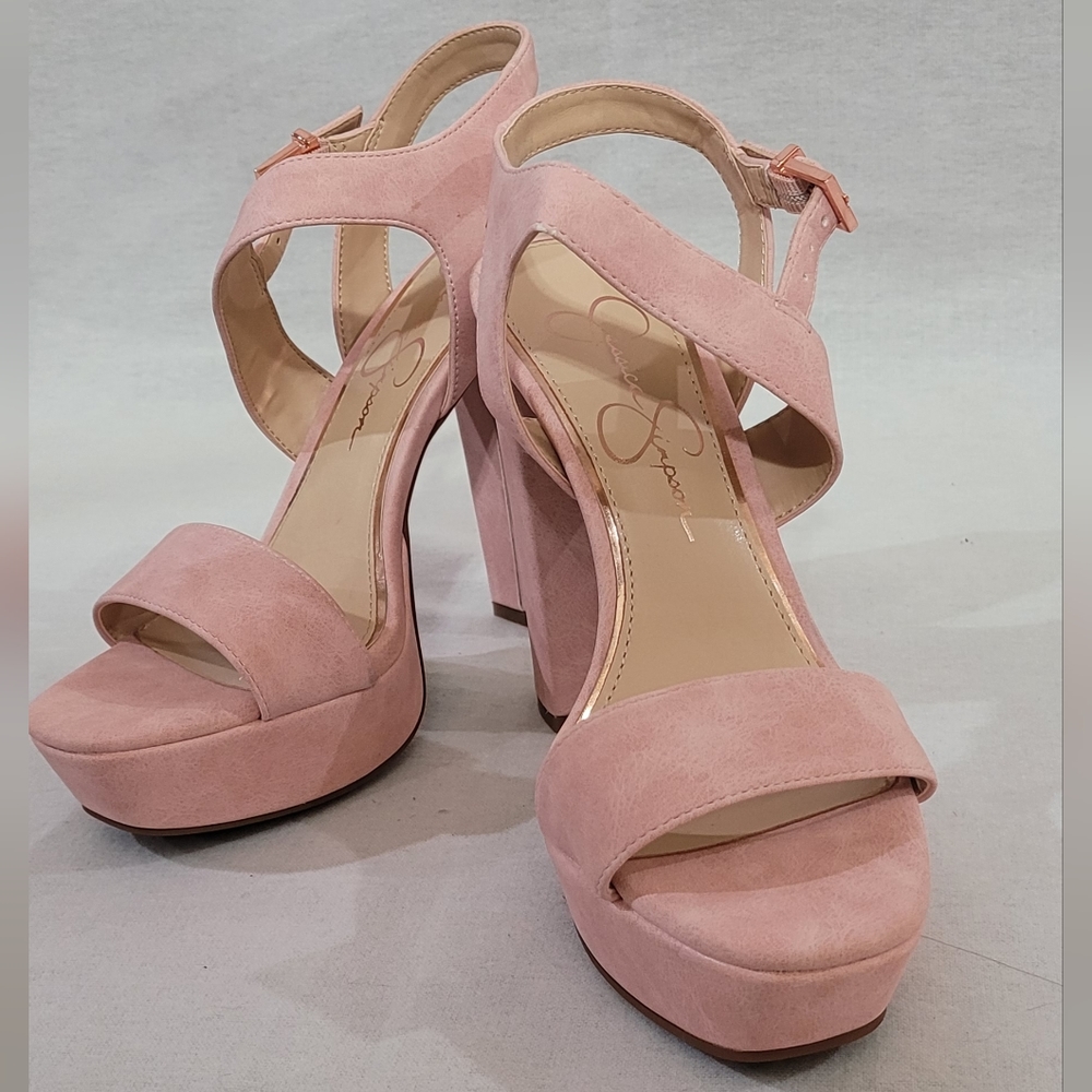 Jessica Simpson Light Pink Platform Sandals